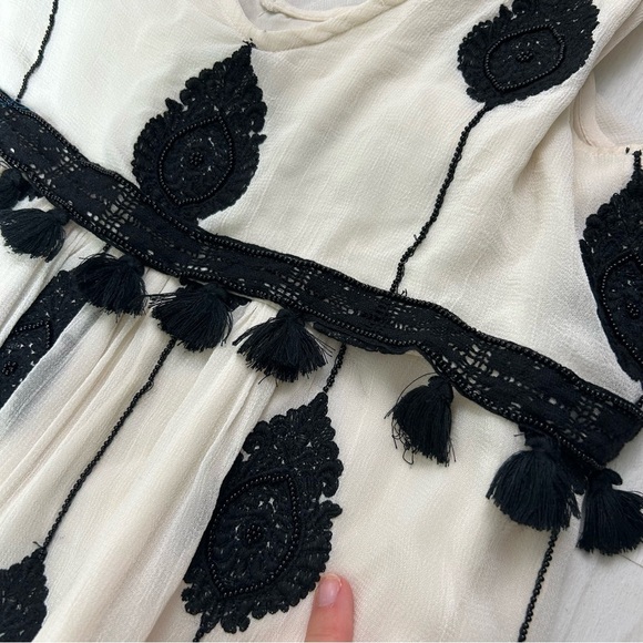 Anthropologie Moulinette Soeurs Maxi Whimsical Embroidered Wedding Guest Dress - Picture 8 of 13